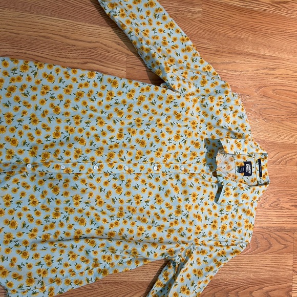 Lands End pattern dress shirt size 12 - Picture 3 of 6